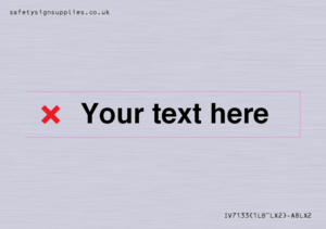 Custom plain background, red cross sign